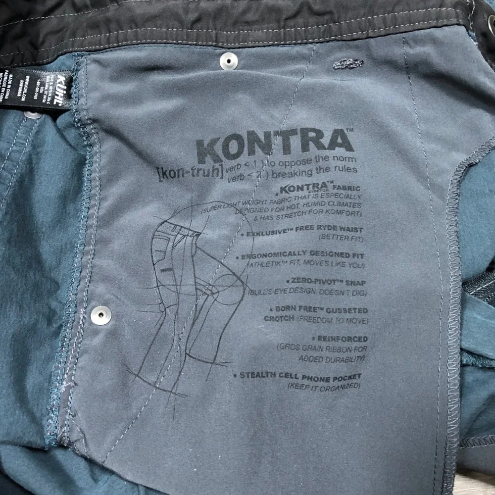 KUHL Kontra Pants Men's 38x32 (Actual 31.5